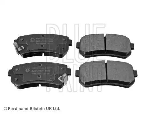 Комплект тормозных колодок, диско ADG04282 BLUE PRINT