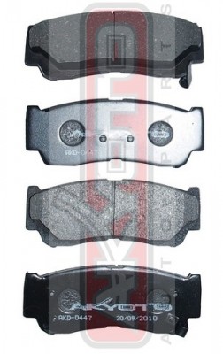 Колодки тормозные дисковые AKD-0447 AKYOTO