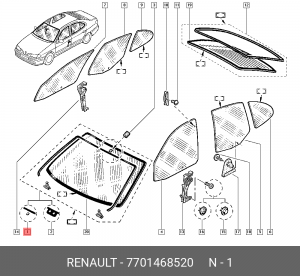 Деталь 7701468520 RENAULT