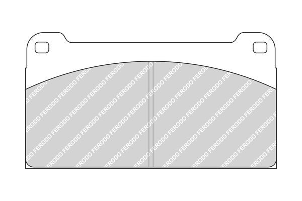 Комплект тормозных колодок, диско FCV959 FERODO