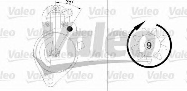 Стартер 455696 VALEO PHC