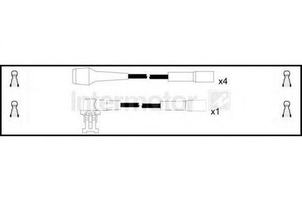 Ккомплект проводов зажигания 76010 STANDARD