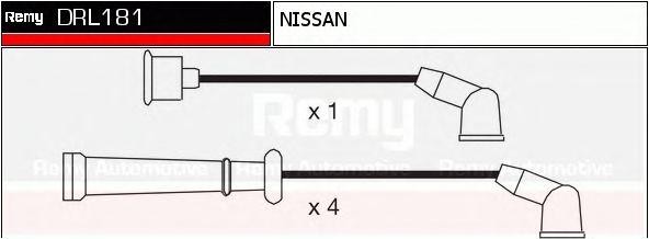Ккомплект проводов зажигания DRL181 DELCO REMY