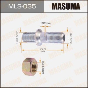 Шпилька ступицы колеса MLS-035 MASUMA
