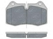 Комплект тормозных колодок, диско SP272 SCT