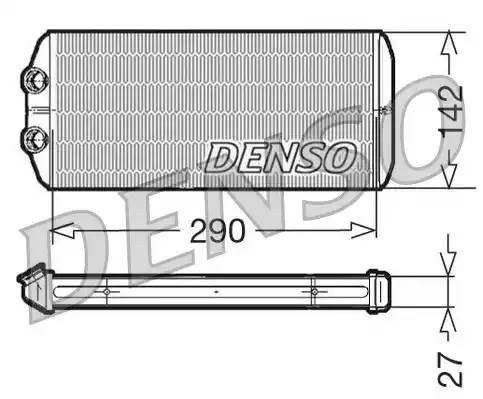 Теплообменник, отопление салона DRR07005 DENSO