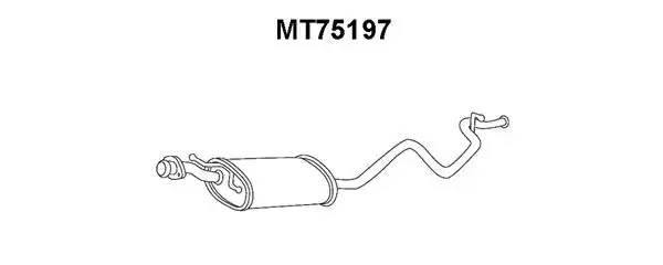 Глушитель выхлопных газов конечный MT75197 VENEPORTE