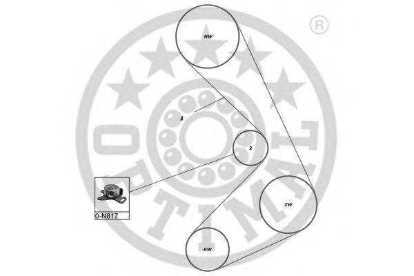 Комплект ремня ГРМ SK-1009 OPTIMAL