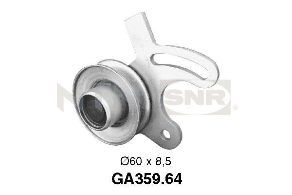 Натяжной ролик, поликлиновой  ремень GA35964 NTN SNR