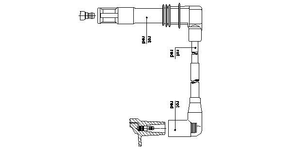 Провод зажигания 1A30E47 BREMI