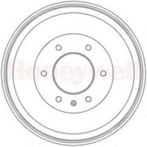 Тормозной барабан 329326B BENDIX JURID