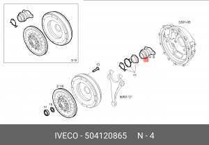 Выжимной подшипник 504120865 IVECO