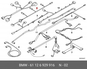 Жгут проводов 61 12 6 929 916 BMW