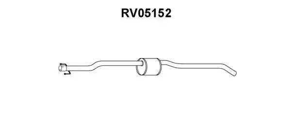 Предглушитель выхлопных газов RV05152 VENEPORTE