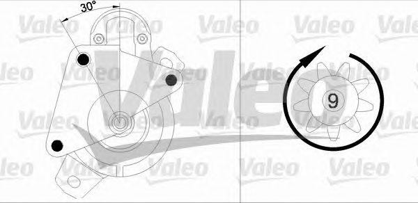 Стартер 455549 VALEO PHC