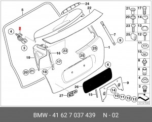 Деталь 41 62 7 037 439 BMW