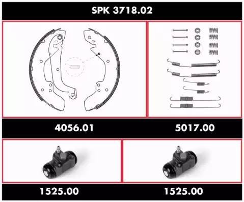 Комплект тормозных колодок SPK371802 REMSA