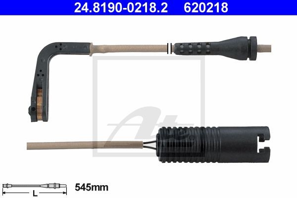 Сигнализатор, износ тормозных колодок 24.8190-0218.2 ATE