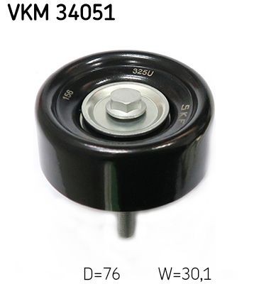 Паразитный / ведущий ролик, поликлиновой ремень VKM34051 SKF