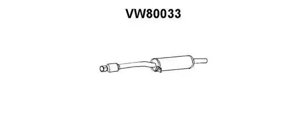 Предглушитель выхлопных газов VW80033 VENEPORTE