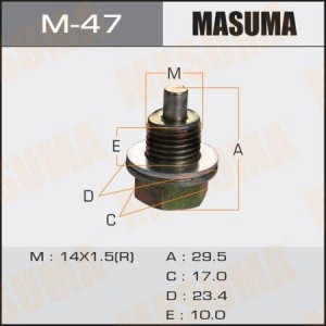 Пробка слива масла M-47 MASUMA