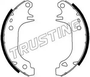 Комплект тормозных колодок 088210K TRUSTING