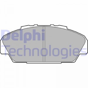 Комплект тормозных колодок, диско LP949 DELPHI