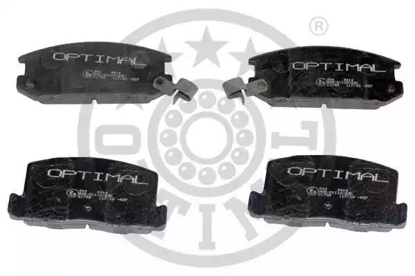 Комплект тормозных колодок, диско 9414 OPTIMAL