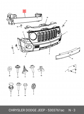 Деталь 5303761AC CHRYSLER