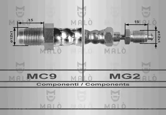 Шланг сцепления 8440 MALO