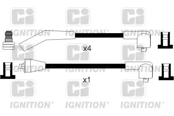Ккомплект проводов зажигания XC969 QUINTON HAZELL