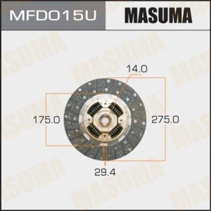 Диск сцепления MFD015U MASUMA