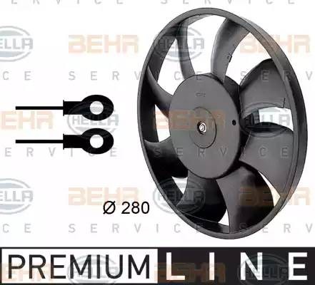 Вентилятор, охлаждение двигателя 8EW 009 144-331 HELLA