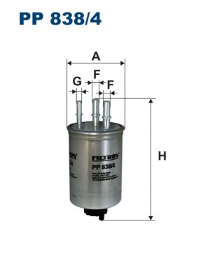 Фильтр топливный PP8384 FILTRON