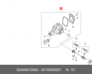 Деталь 4310009001 SSANG YONG