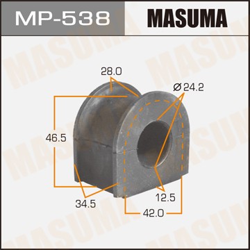 Втулка стабилизатора MP538 MASUMA