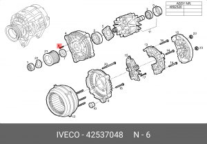 Болт 42537048 IVECO