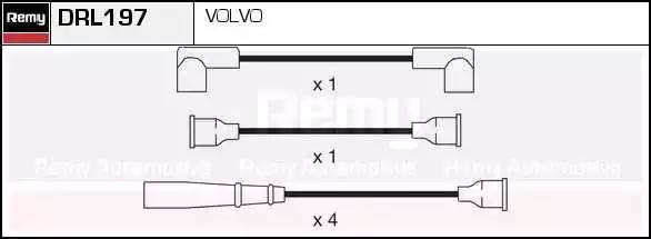 Ккомплект проводов зажигания DRL197 DELCO REMY