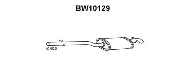 Глушитель выхлопных газов конечный BW10129 VENEPORTE