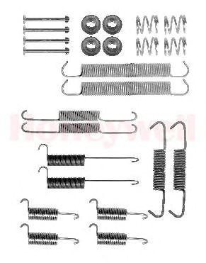Комплектующие, тормозная колодка 771155B BENDIX JURID
