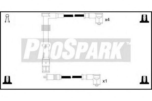 Ккомплект проводов зажигания OES828 STANDARD