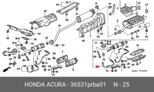 Лямбда-зонд 36531PRBA01 HONDA