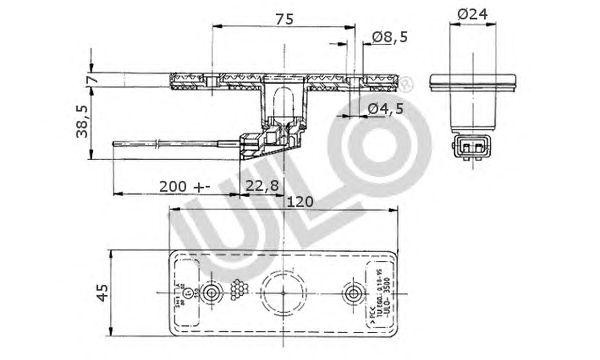 Габаритные огни 561505 ULO