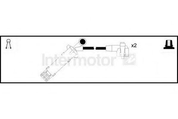 Ккомплект проводов зажигания 83049 STANDARD