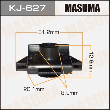 Клипса крепежная KJ627 MASUMA