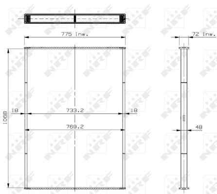 Интеркулер 30161 NRF