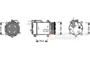 Компрессор, кондиционер 5800K170 VAN WEZEL
