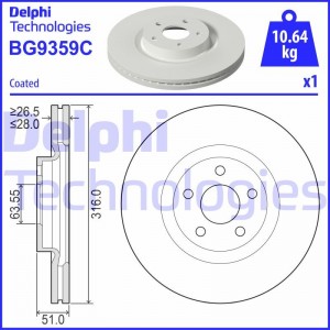 Комплект подшипника ступицы колеса BK1079 DELPHI