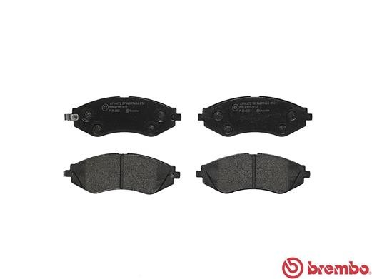 Комплект тормозных колодок, диско P15002 BREMBO