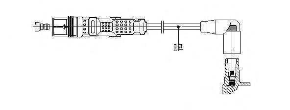 Провод зажигания 1A01/80 BREMI